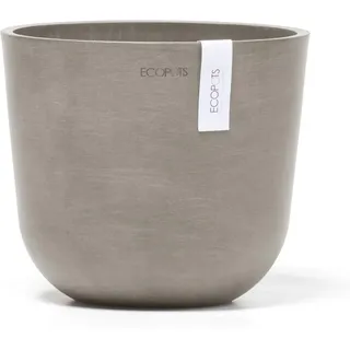 Ecopots Pflanztopf Oslo Mini Braungrau 19 cm x 16,5 cm