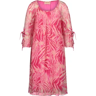 Cartoon Sommerkleid mit 3/4 Arm Cream/Pink,36