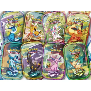 Pokémon Mini-Tin-Box Karmesin & Purpur - Prismatische Entwicklungen