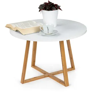 Moderner skandinavischer Couchtisch 60 cm Bambus