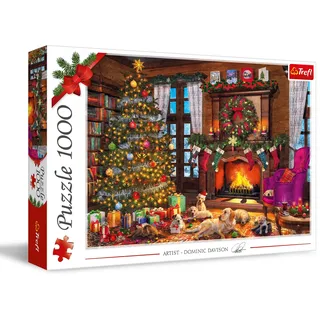 Trefl - Weihnachten kommt -Puzzle 1000 Elemente - Weihnachtspuzzle, Weihnachtszauber, klassisches Puzzle für Erwachsene und Kinder ab 12 Jahren