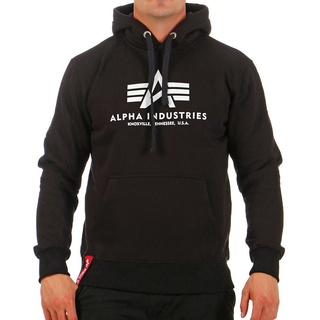 Alpha Industries Basic Hoody Kapuzensweat für Herren Black