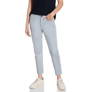 STREET ONE Damen A377207 7/8 Satin Hose, ICY Blue, 34W / 26L