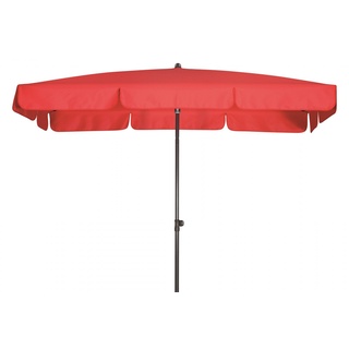 Doppler WATERPROOF III Sonnenschirm wasserdicht & höhenverstellbar 225 x 120cm rot