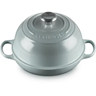 Le Creuset Signature Brot Bräter aus Gusseisen, 24 cm, Sea Salt