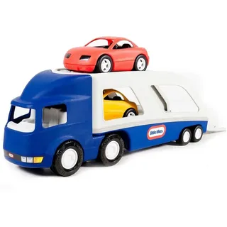 Little Tikes Großer Autotransporter - Großtransporter mit 2 Sportwagen - Stunden voller Spaß - für drinnen oder draußen