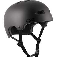 TSG Evolution Solid Color Helm Skate/Trott/Fahrradhelm, Satin Dark Black, XXL