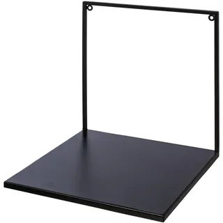 creativ home Wandregal 1 Stk. modern Schwarz