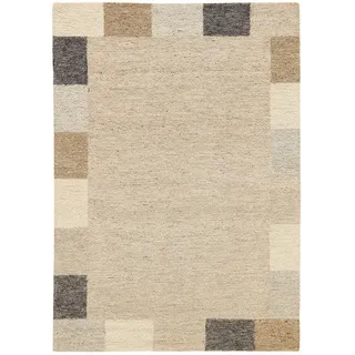 Natur Pur Tuftteppich Natur Loop 200x300 cm , Sandfarben , Textil , Patchwork , Rechteckig , 200x300 cm , Care & Fair , antistatisch , Teppiche und Böden, Teppiche, Hochflorteppiche & Shaggys