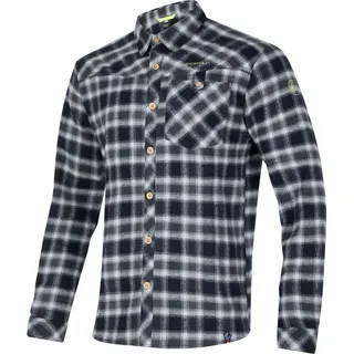 La Sportiva Rambler Flannel Shirt Men black/lime punch (K00E29) XL