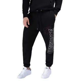 Lonsdale Dartford Jogginghose sportlich Schwarz 3XL