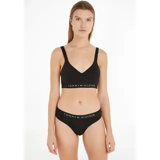 Tommy Hilfiger Bralette-BH "BRALETTE LIFT", Damen, Gr. XL (42/44), N-Gr, schwarz, Jersey, Obermaterial: 95% Baumwolle, 5% Elasthan, TOMMY HILFIGER UNDERWEAR, unifarben, Basic, körpernah, BHs, mit Logoschriftzug