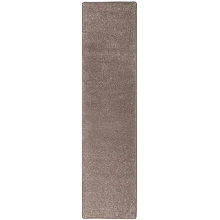 Snapstyle Cottage Hochflor Langflor Teppich Läufer 100 x 300 cm Taupe