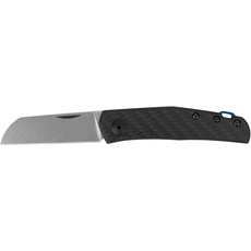 Bild 0230 Black Carbon Fiber Jens Anso Folding Knife CPM 20CV Stainless Pocket Knives
