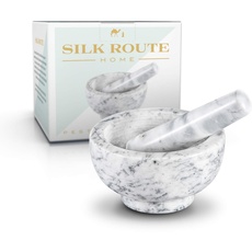 Silk Route Spice Company Stößel & Mörser (Marmor)