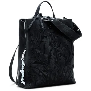 DESIGUAL Romeo Floral Sumy Mini Backpack Schwarz