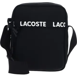 LACOSTE Umhängetasche Neocroc Seasonal Vertical Camera Bag Tape Noir schwarz - Schwarz