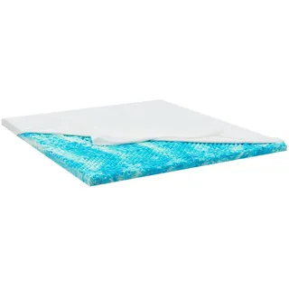 Juskys Topper 180 x 200 cm Weiß