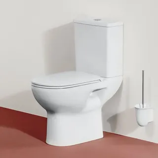 Laufen Lua Stand-WC mit WC-Sitz Weiß