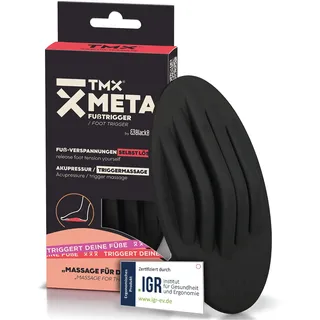 TMX® META Fußtrigger – Fußtrainer gegen Fersensporn & Plantarfasziitis | Linderung von Fußschmerzen, mehr Mobilität & besserem Gangbild | Fußmobilisator & Fußmassage Tool