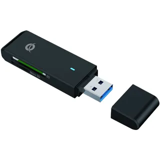 Conceptronic BIAN SD USB Speicherkartenlesegerät, schwarz