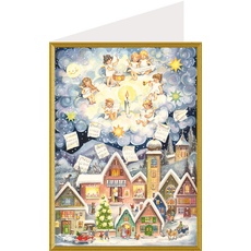 Richard Sellmer, Grusskarte + Briefpapier, Weihnachtskarte - Engelskonzert