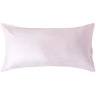 Homescapes Kissenbezug Damast 50 x 90 cm Rosa