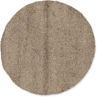 OCI DIE TEPPICHMARKE Teppich »LOBBY SHAGGY« rund 52 mm Höhe Wohnzimmer, braun