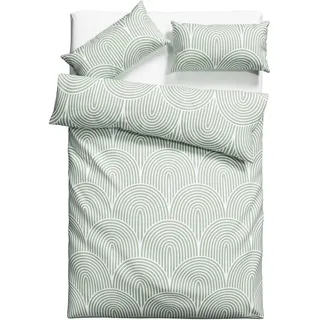 OTTO home Matilda Skandinavisches Design Grün 155 x 220 cm + 80 x 80 cm