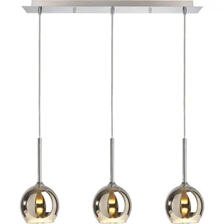 Deko-Light Bunda Ø 13,5 cm chrom 3-flammig kugelförmig