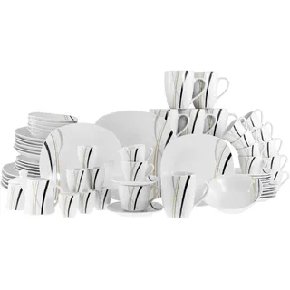 CreaTable Square City Line Kombiservice 62-tlg. weiß