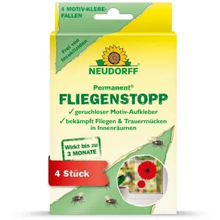 NEUDORFF Permanent FliegenStopp Motiv-Klebefalle 4 St.