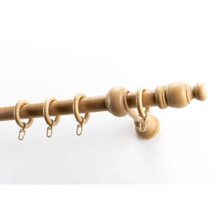 GARESA Vorhangstange NOVA 1-läufig Ø 28 mm 290 cm Braun