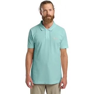 Jack Wolfskin Essential Kurzarm-poloshirt - Soft Jade - XL