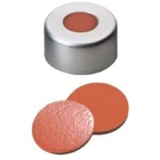 neochrom EC-1020 Aluminium-Bördelverschluss, 11 mm, PTFE/Synthetik, Rot (100-er Pack)
