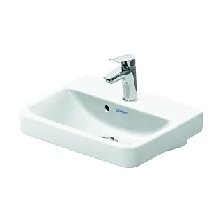 Duravit No.1 Handwaschbecken rechteckig 45x35cm, mit Hahnloch, Überlauf, weiß