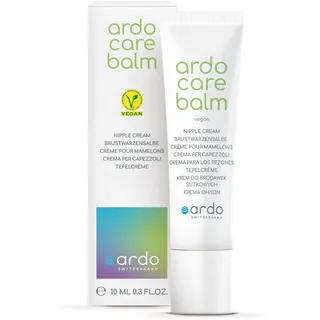 Ardo Care Balm vegane Brustwarzensalbe 10 ml, Salbe aus rein natürlichen Rohstoffen, beruhigt, pflegt & schützt beanspruchte Brustwarzen beim Stillen, Brust Creme zum Schutz nach der Geburt