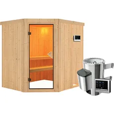 Bild Sauna Lilja-3,6kW230VOfen-Steuergerät-Ohne Dachkranz inkl. 9-teiligem gratis Zubehörpaket (Gesamtwert 271,91€)