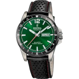 Festina Calendario Titanium Leder 43 mm F20699/3