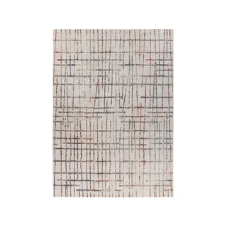 Kayoom Jaka 225 Kurzflorteppich 160 x 230 cm Creme/Multi