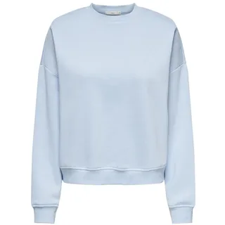 ONLY Damen Onlsweat Life L/S Crew Oversize SWT Noos Sweatshirt, Cashmere Blue, S
