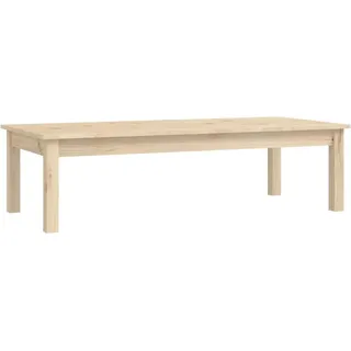 vidaXL Couchtisch 110x50x30 cm Massivholz Kiefer - Braun