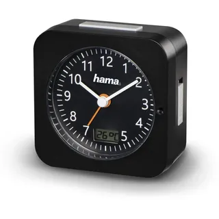 Hama Funkwecker analog schwarz