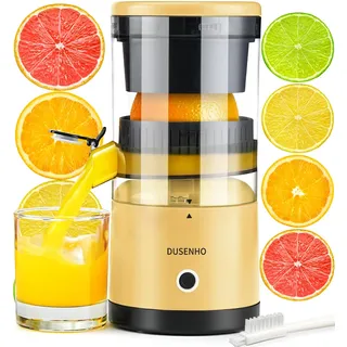 Zitronenpresse Elektrisch Orangenpresse Saftpresse Elektrisch Zitruspresse Tragbare USB-Aufladung Juicer Entsafter für Orange, Zitronen, Zitrusfrüchte