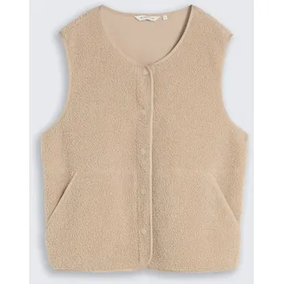Tom Tailor Fleeceweste Beige XXL