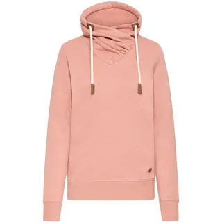 Longpullover OXMO "Sweatshirt OXMille", Damen, Gr. XXL, braun (cameo braun melange), Obermaterial: 55% Polyester PES. 45% Baumwolle CO., Pullover Longpullover