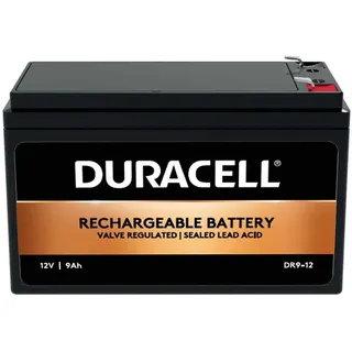 Duracell DR9-12 Plombierte Bleisäure VRLA 12 V, 9 Ah, 9000 mAh, 108 Wh, 2,4 kg