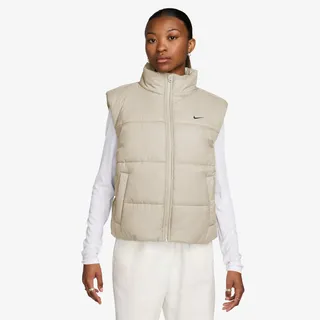 Nike Damen Weste Classic Puffer FZ5922-104 M - Lt Orewood Brn/Black - M