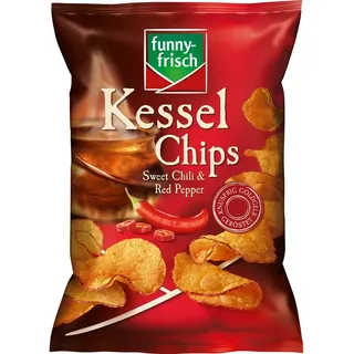 Funny-Frisch funny frisch Kessel Chips Sweet Chilli und Red Pepper vegan 120g