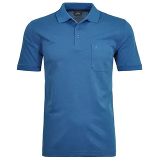 RAGMAN Poloshirt RAGMAN Blau-Melange-765 S